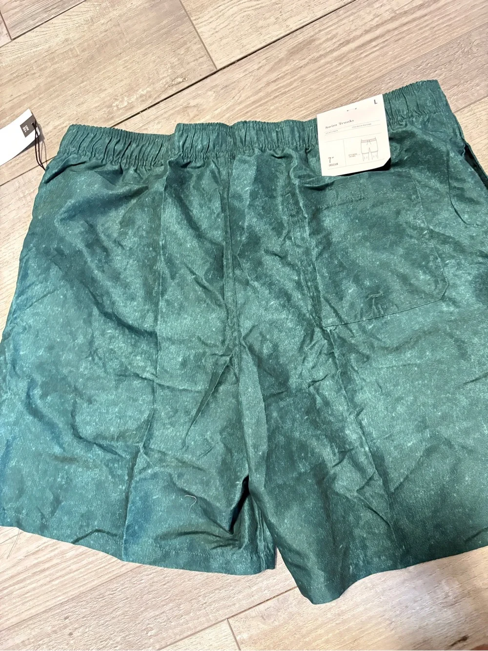 Goodfellow & Co Green Marled Men’s Swim Trunks